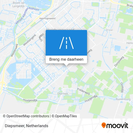 Diepsmeer kaart