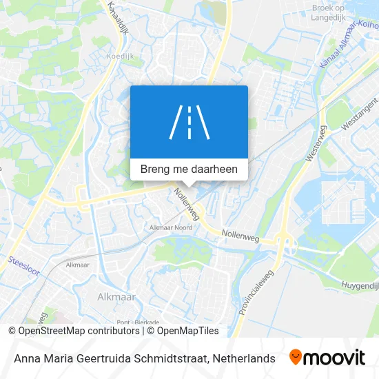 Anna Maria Geertruida Schmidtstraat kaart