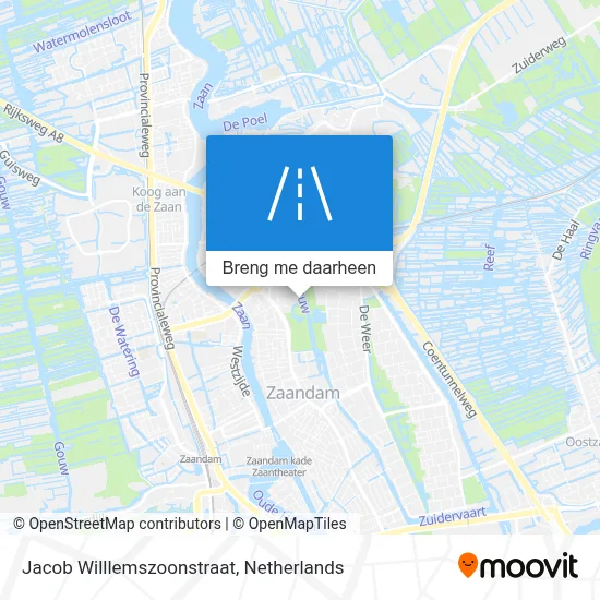 Jacob Willlemszoonstraat kaart