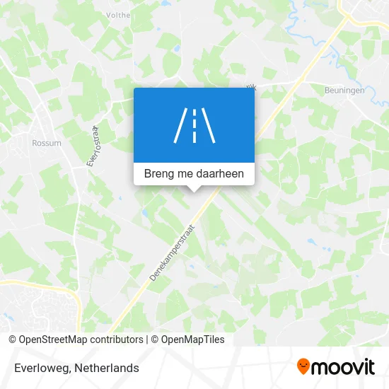 Everloweg kaart