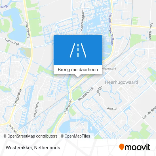Westerakker kaart