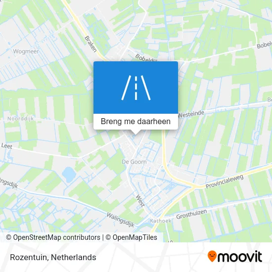 Rozentuin kaart