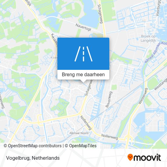 Vogelbrug kaart