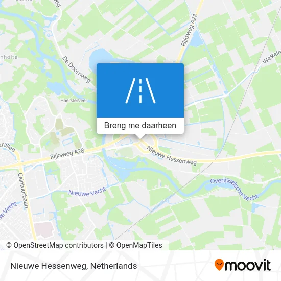 Nieuwe Hessenweg kaart