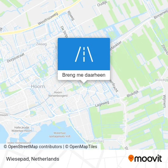 Wiesepad kaart