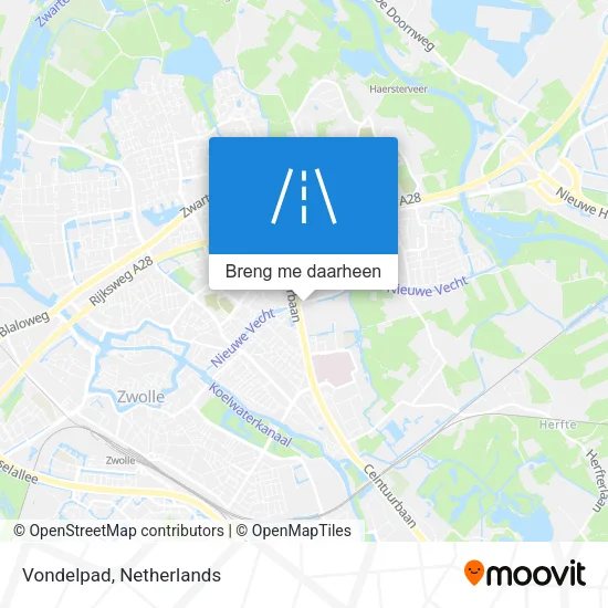 Vondelpad kaart