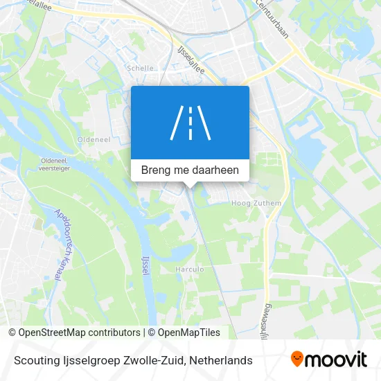 Scouting Ijsselgroep Zwolle-Zuid kaart