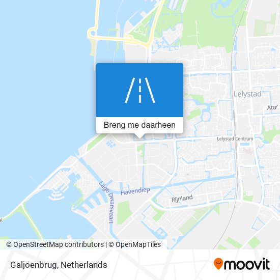 Galjoenbrug kaart