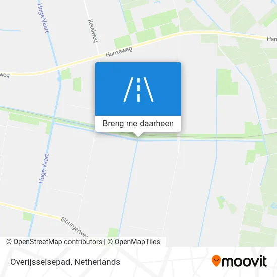 Overijsselsepad kaart