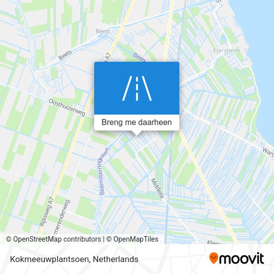 Kokmeeuwplantsoen kaart