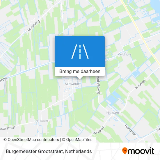 Burgemeester Grootstraat kaart