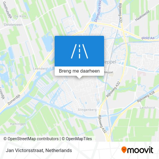 Jan Victorsstraat kaart