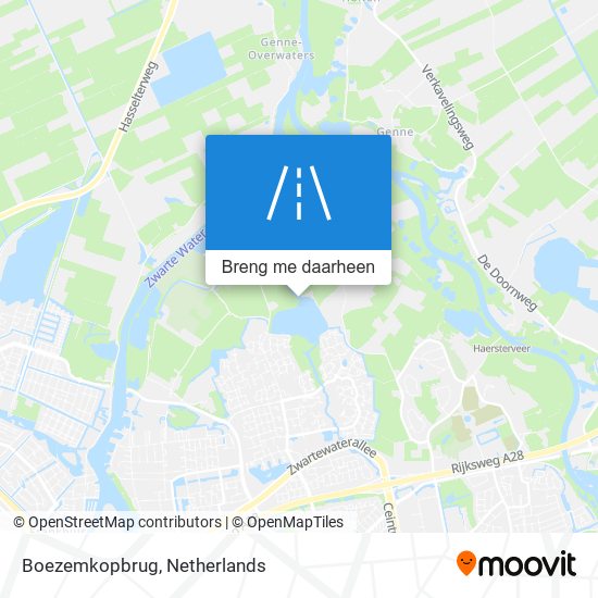 Boezemkopbrug kaart