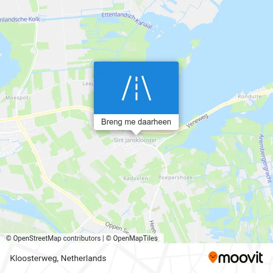 Kloosterweg kaart
