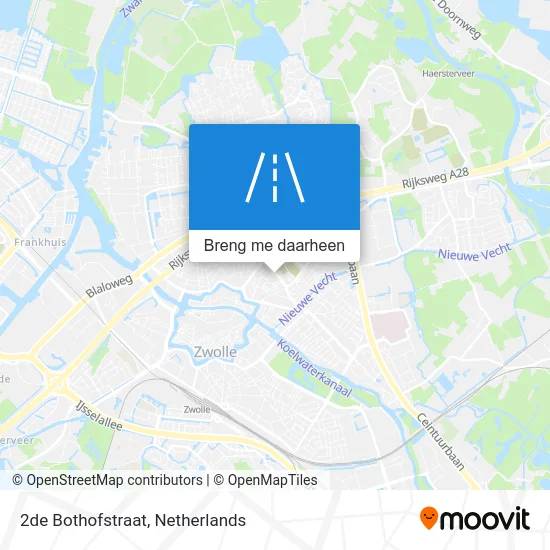 2de Bothofstraat kaart