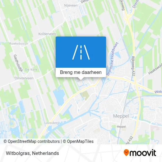 Witbolgras kaart