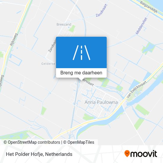 Het Polder Hofje kaart
