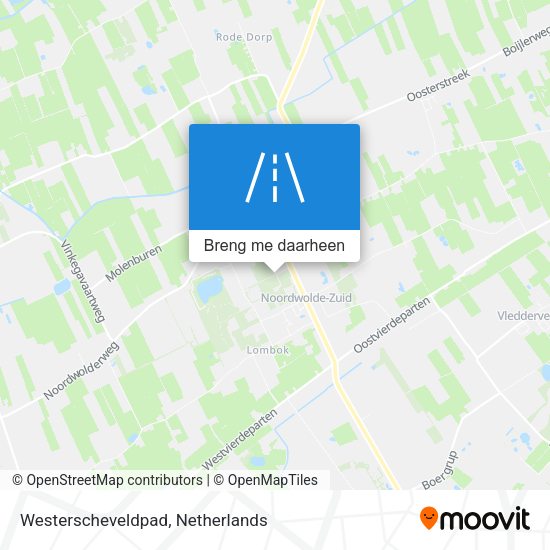 Westerscheveldpad kaart