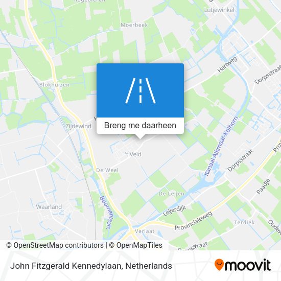 John Fitzgerald Kennedylaan kaart