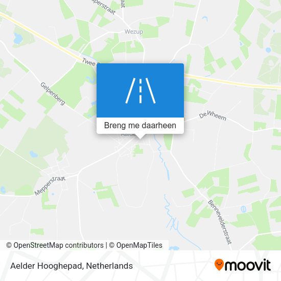 Aelder Hooghepad kaart