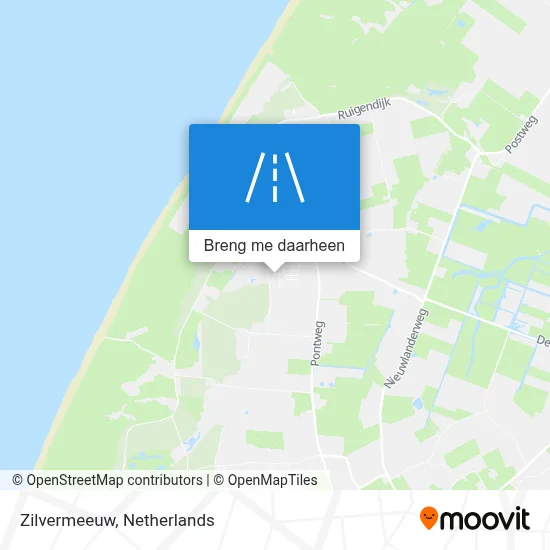 Zilvermeeuw kaart
