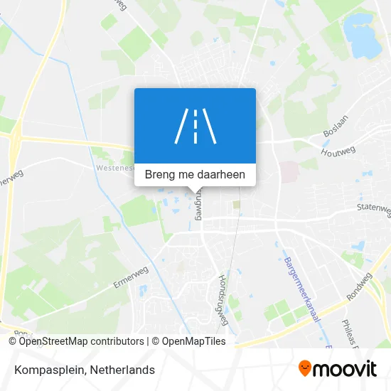 Kompasplein kaart