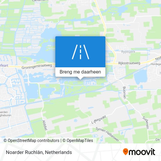 Noarder Ruchlân kaart