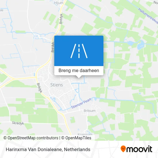 Harinxma Van Donialeane kaart