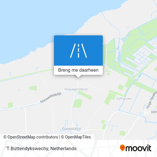 'T Búttendykswechy kaart