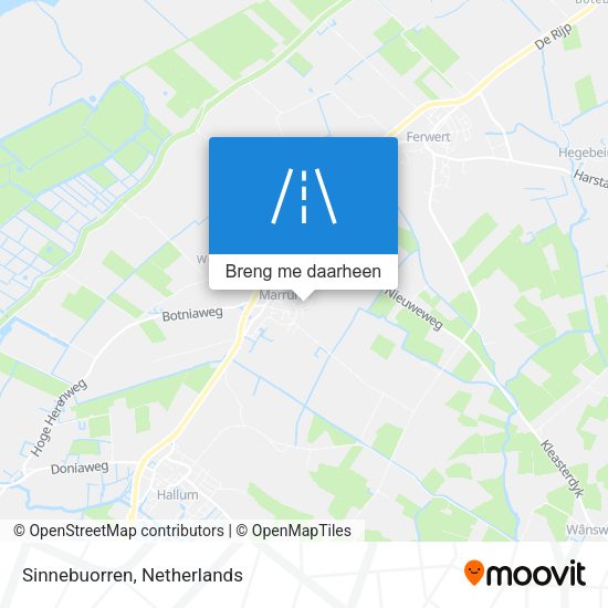 Sinnebuorren kaart