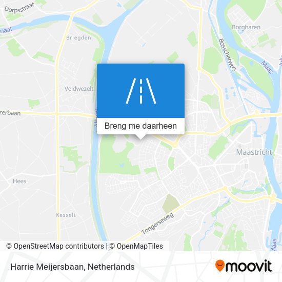 Harrie Meijersbaan kaart