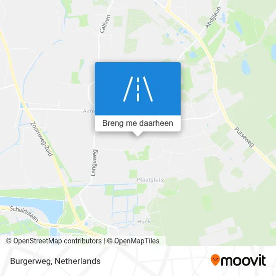 Burgerweg kaart