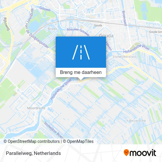Parallelweg kaart