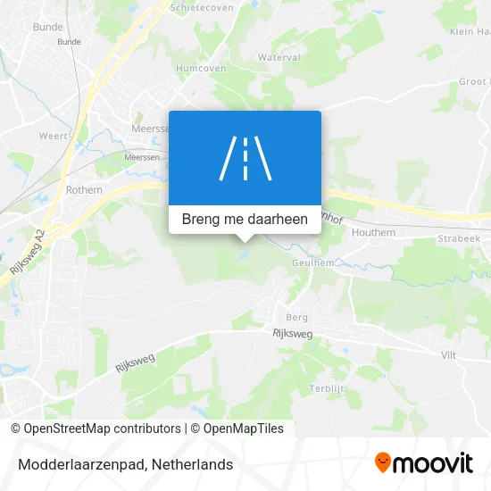 Modderlaarzenpad kaart