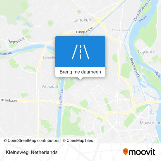 Kleineweg kaart