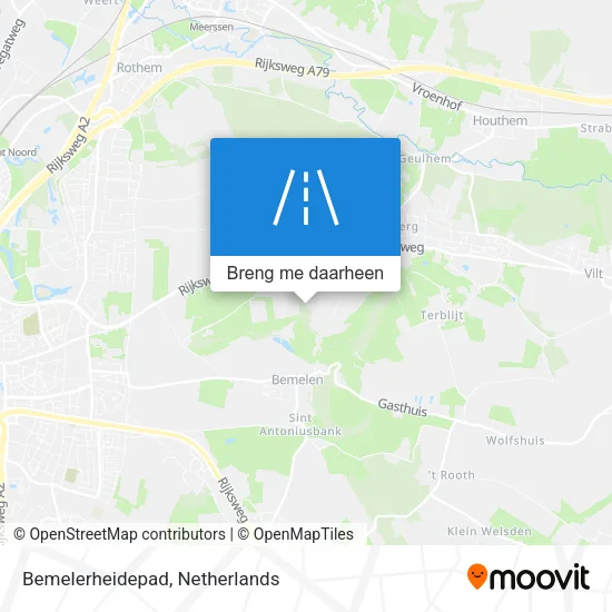 Bemelerheidepad kaart