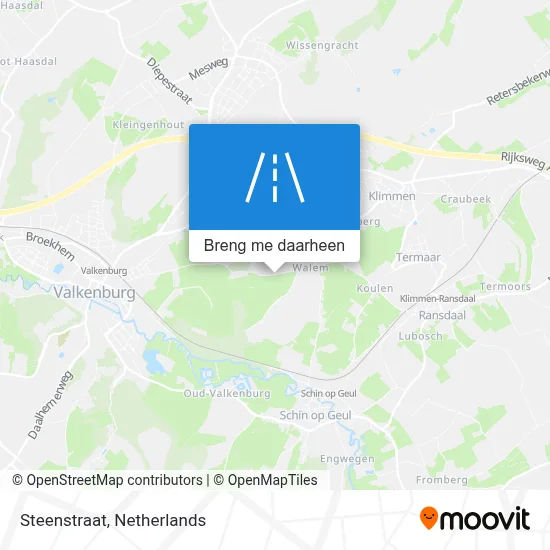 Steenstraat kaart