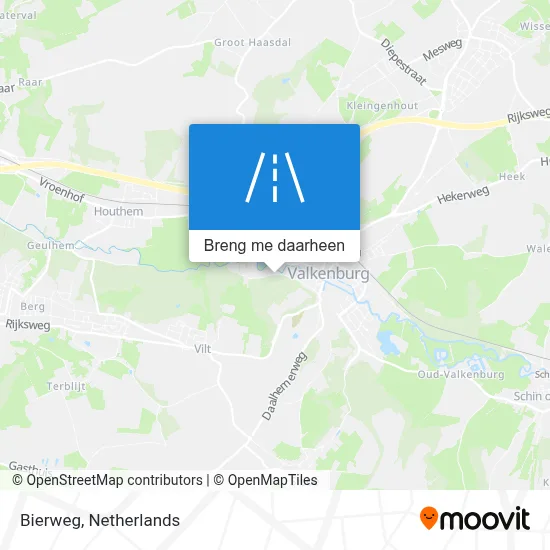 Bierweg kaart