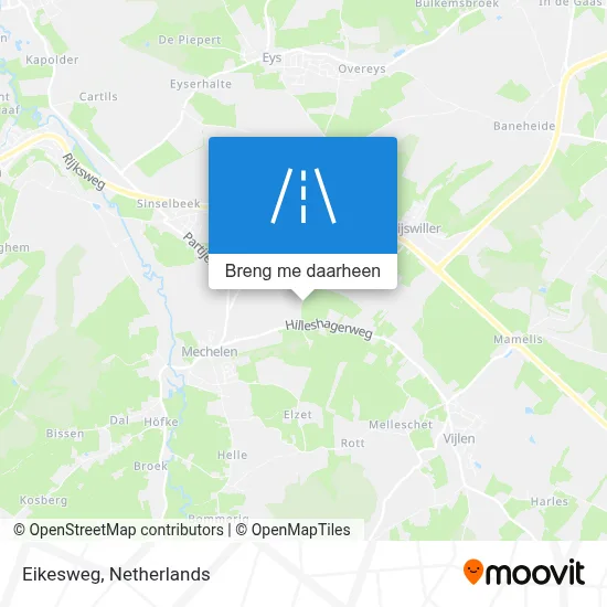 Eikesweg kaart