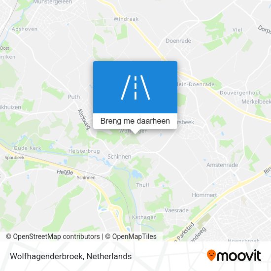 Wolfhagenderbroek kaart