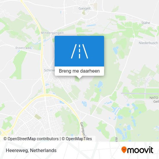 Heereweg kaart