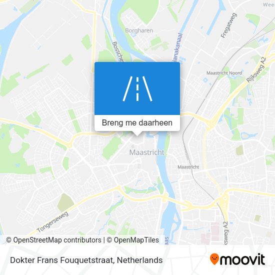 Dokter Frans Fouquetstraat kaart