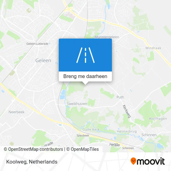 Koolweg kaart