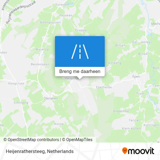 Heijenrathersteeg kaart