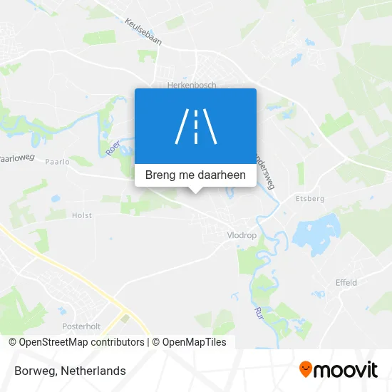 Borweg kaart
