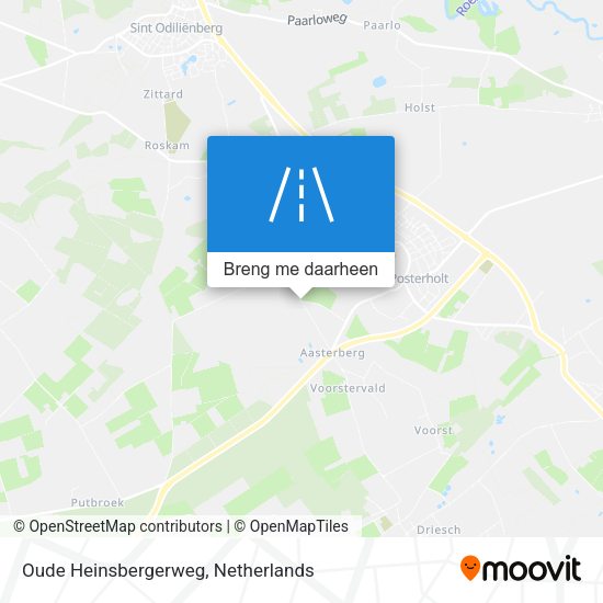 Oude Heinsbergerweg kaart