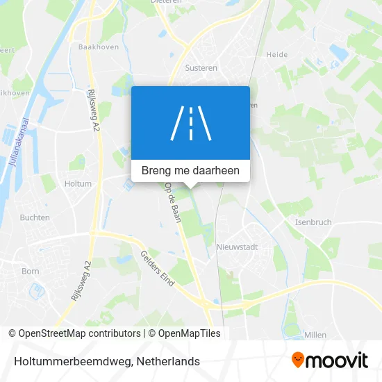 Holtummerbeemdweg kaart