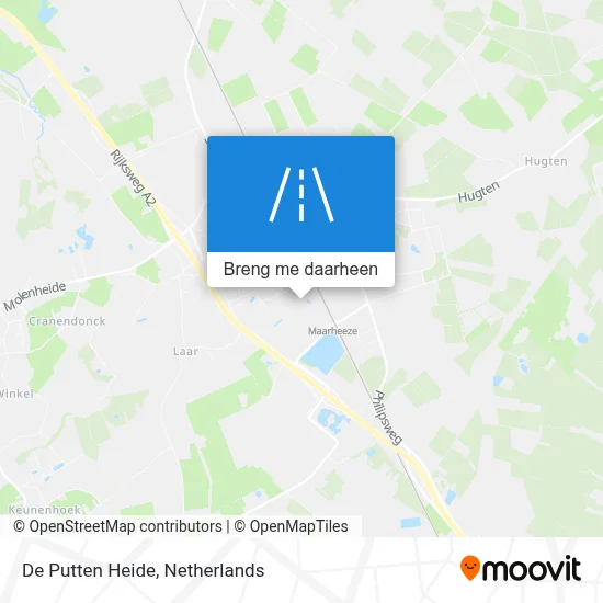 De Putten Heide kaart