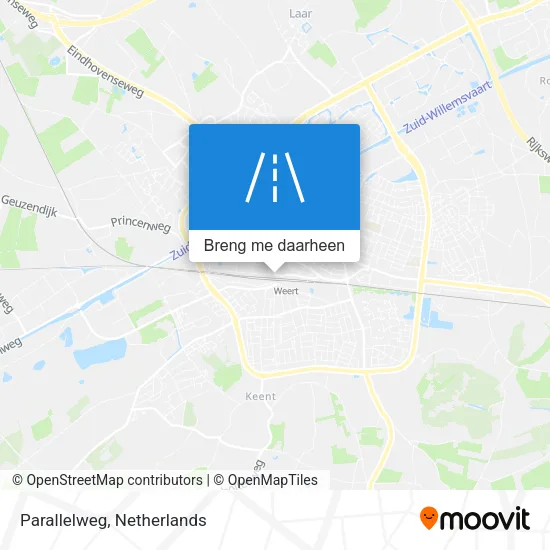 Parallelweg kaart