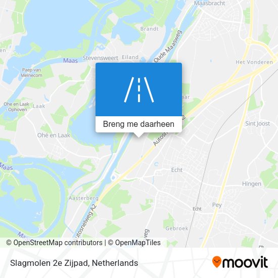 Slagmolen 2e Zijpad kaart